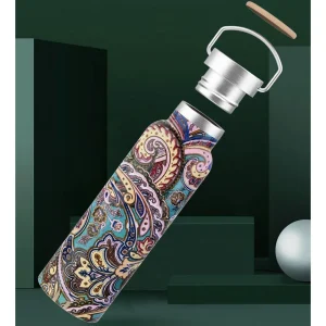بطری آب گرین لاین مدل Green Lion Pattern Bottle 600ml